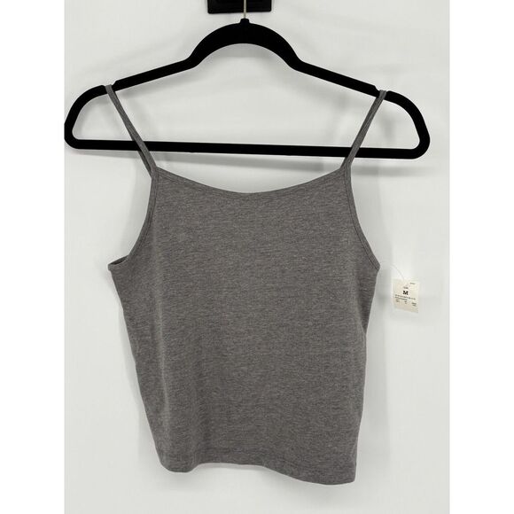 wild fable Tops - Wild Fable Gray Straight Neckline Cropped Cami‎ Size Medium Brand New